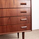 Danish teak chest of drawers, 4 drawers, by Borge Mogensen, Søborg Mobelfabrik.