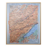 Imprimée en 1955, Morteau, Pontarlier, Yverdon, Neuchâtel