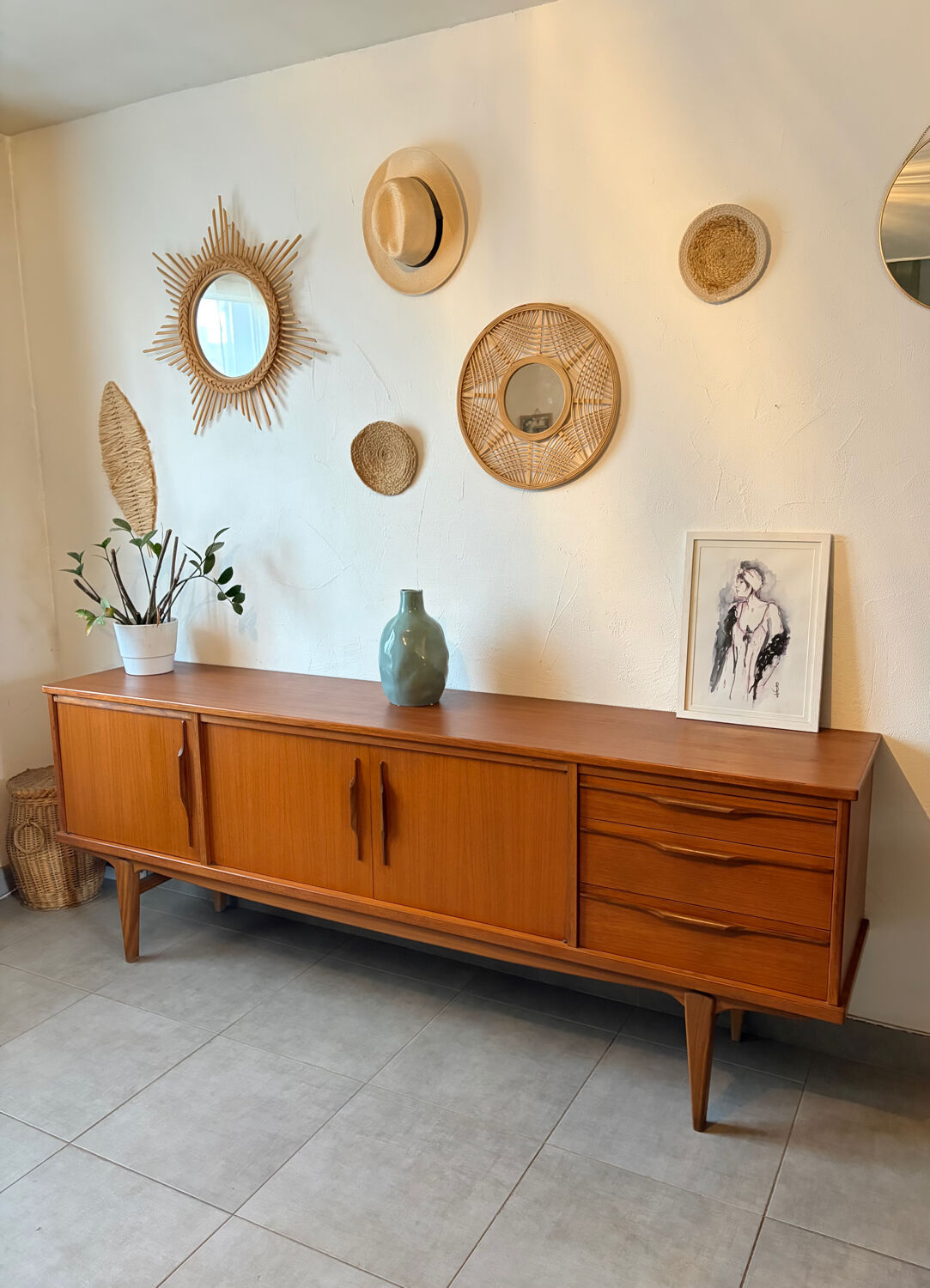 Vintage teak sideboard