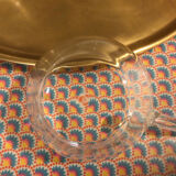 Set of 2 cups and a teapot made of blown glass by Mathias Paris.