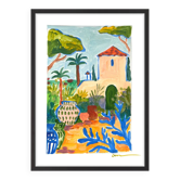 Original Acrylic Painting on paper - South Garden