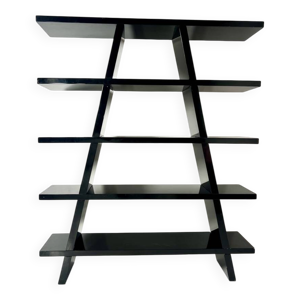 Étagère, laqué noir, - 1980