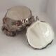Christian Dior silver porcelain bonbonnière