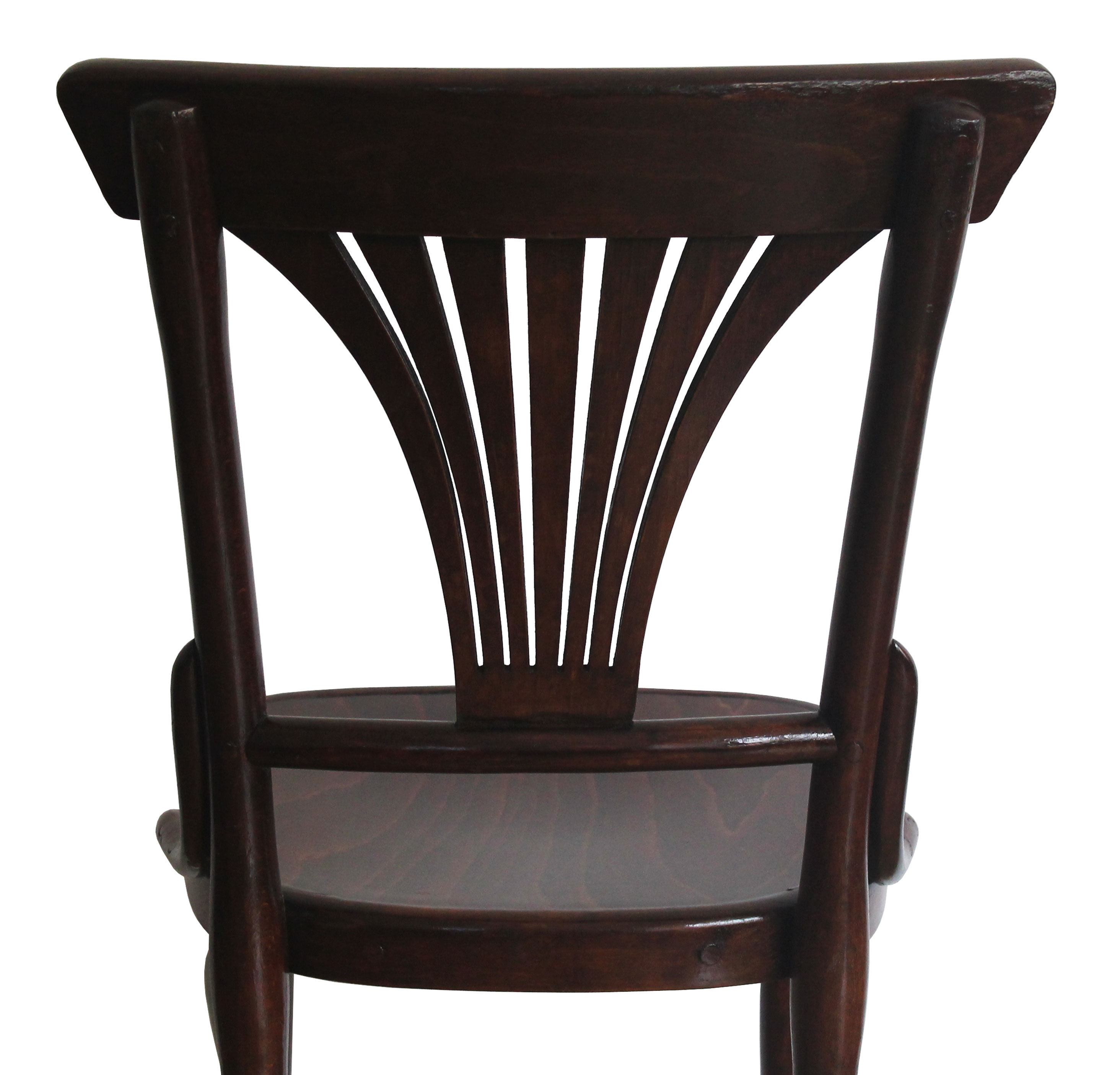 Pair of 1910's dining chairs model no.221 by Gebrüder Thonet