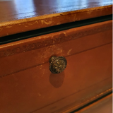 Five-drawer leather carder