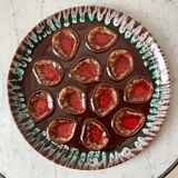 Oyster dish Vallauris 70s