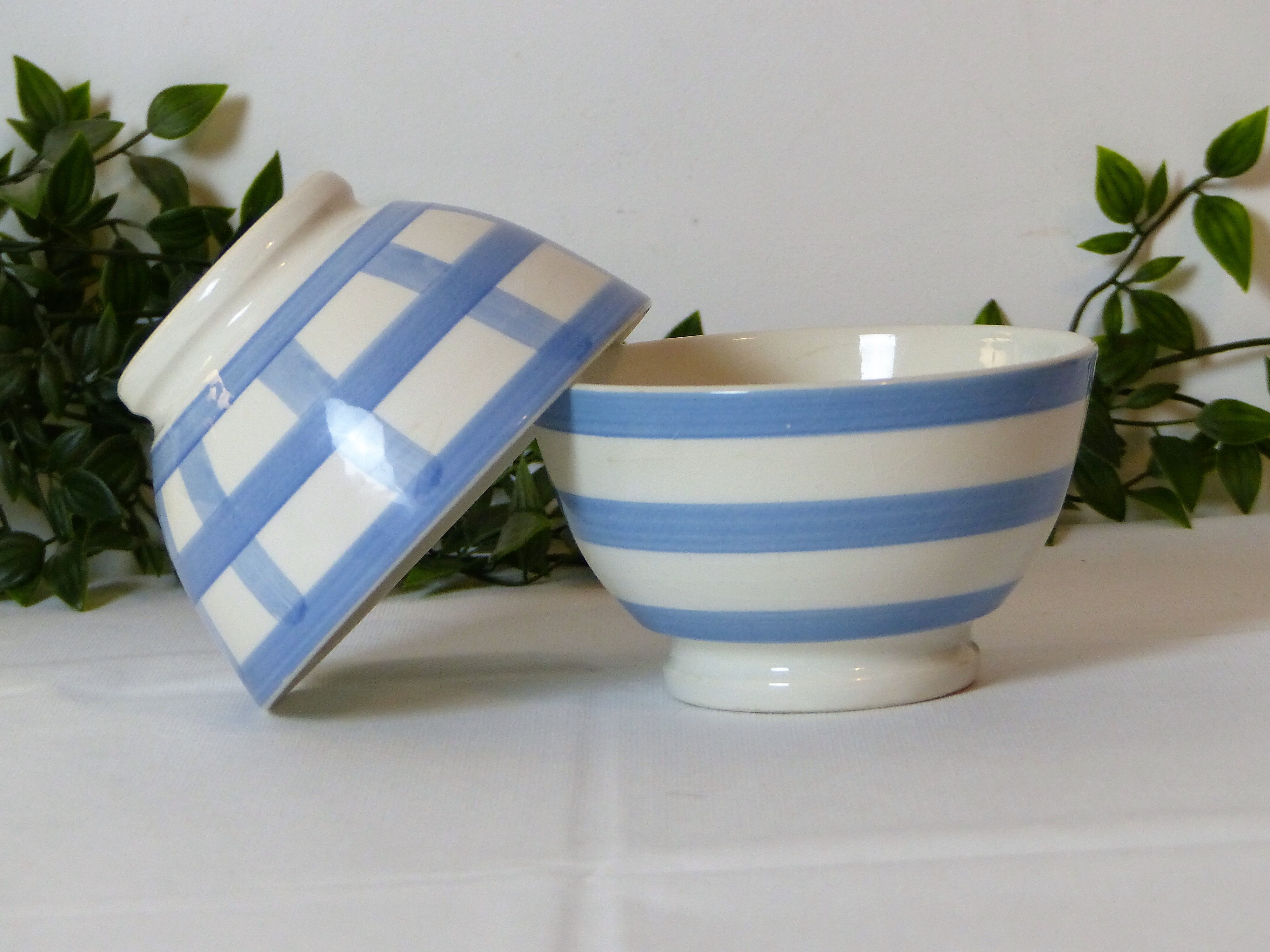 Pair of Ternana ceramic bowls