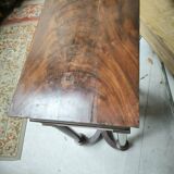 Empire period work chair in Cuban mahogany