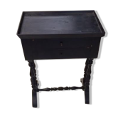 Table de chevet noire