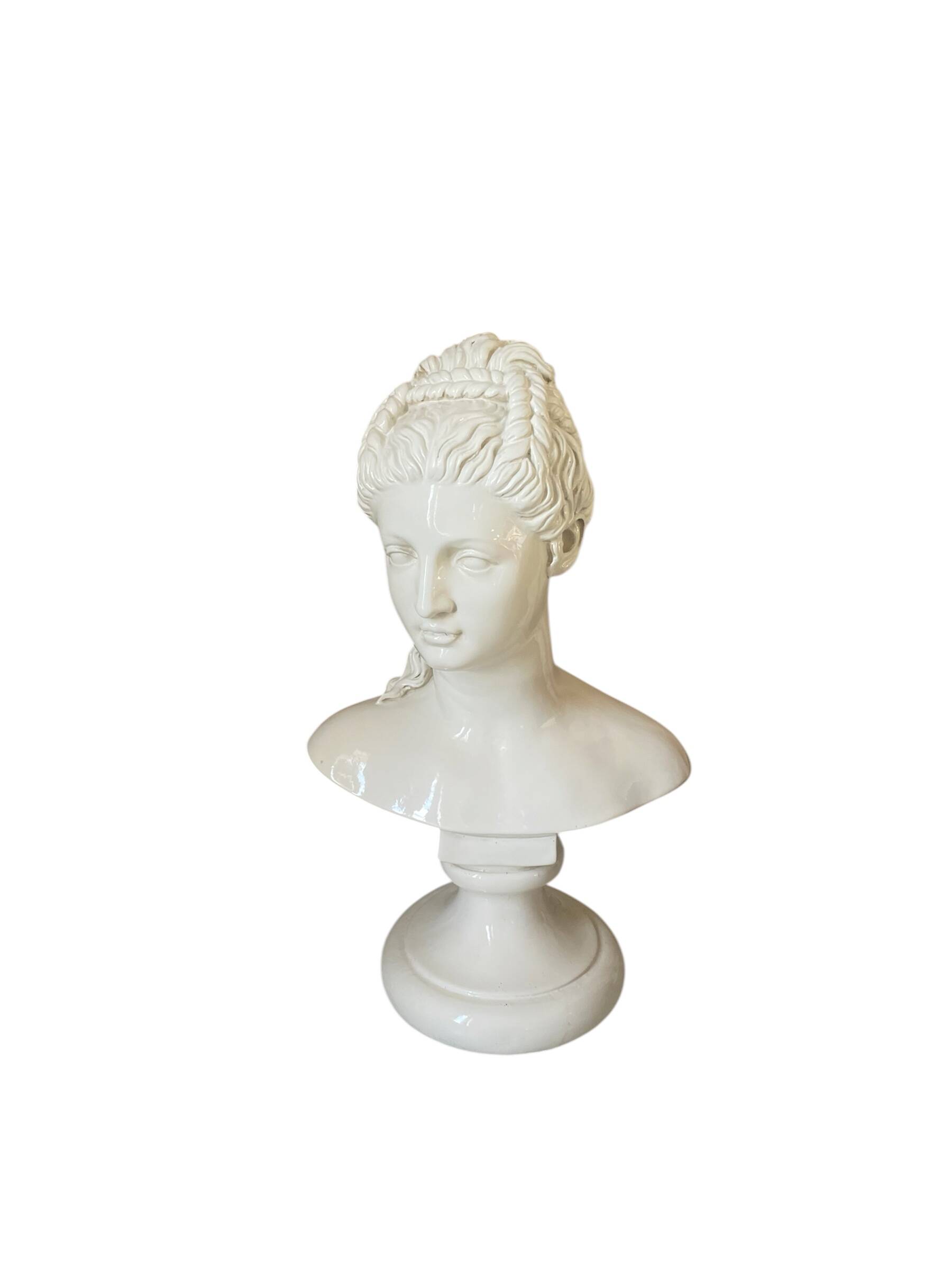 Bust of Proserpine vintage neoclassical sculpture