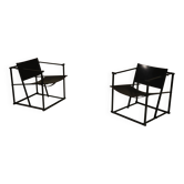 Set of 2 lounge chairs model FM60 by Radboud van Beekum for Pastoe 1980s