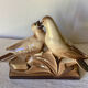 Sculpture céramique Art Deco oiseaux Charles Lemanceau