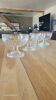 4 transparent glass ice cream bowls - Luminarc