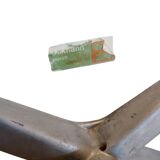 trois fauteuil Wilkhann pivotants tissue + coque signé 1970