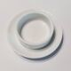 Small butter dish in porcelain
