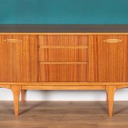 Retro Walnut 1960s Jentique Short Sideboard