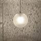 Large bubble glass pendant lamp by Peill and Putzler