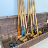 Old living room croquet game