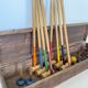 Old living room croquet game