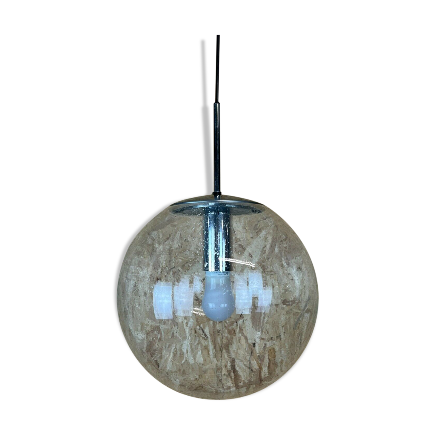 XL 60s 70s lamp ceiling lamp Limburg "Globe" spherical lamp ball design 60s