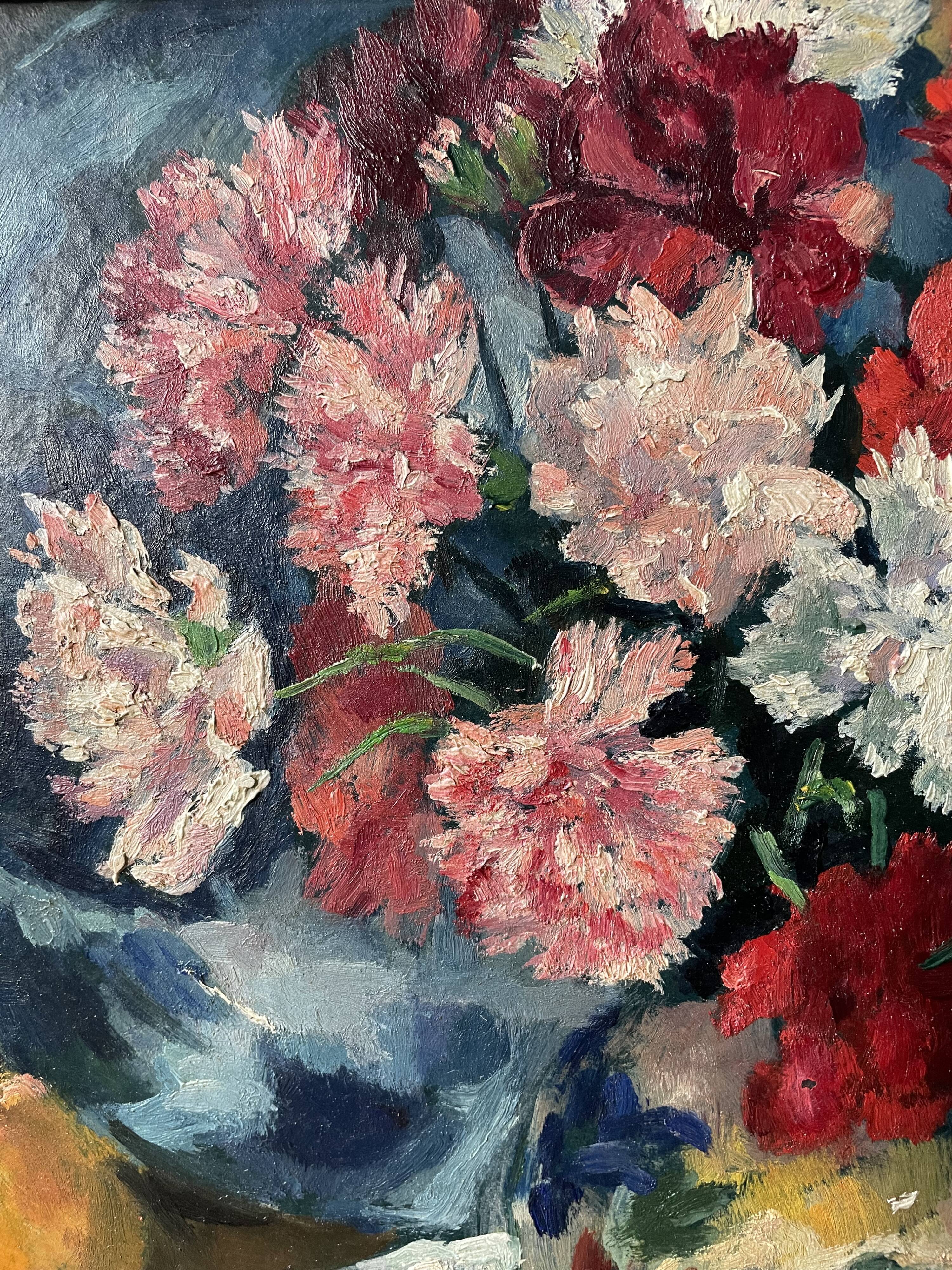 Old painting signed Henri David