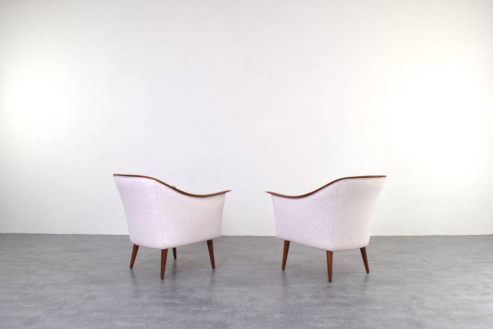 Teak Armchairs by Fredrik A. Kayser for Vatne Lenestolfabrikk, 1960s Set o2