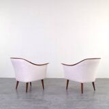 Teak Armchairs by Fredrik A. Kayser for Vatne Lenestolfabrikk, 1960s Set o2