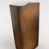 Jean payen large rectangular ceramic vase monogrammed 20th century