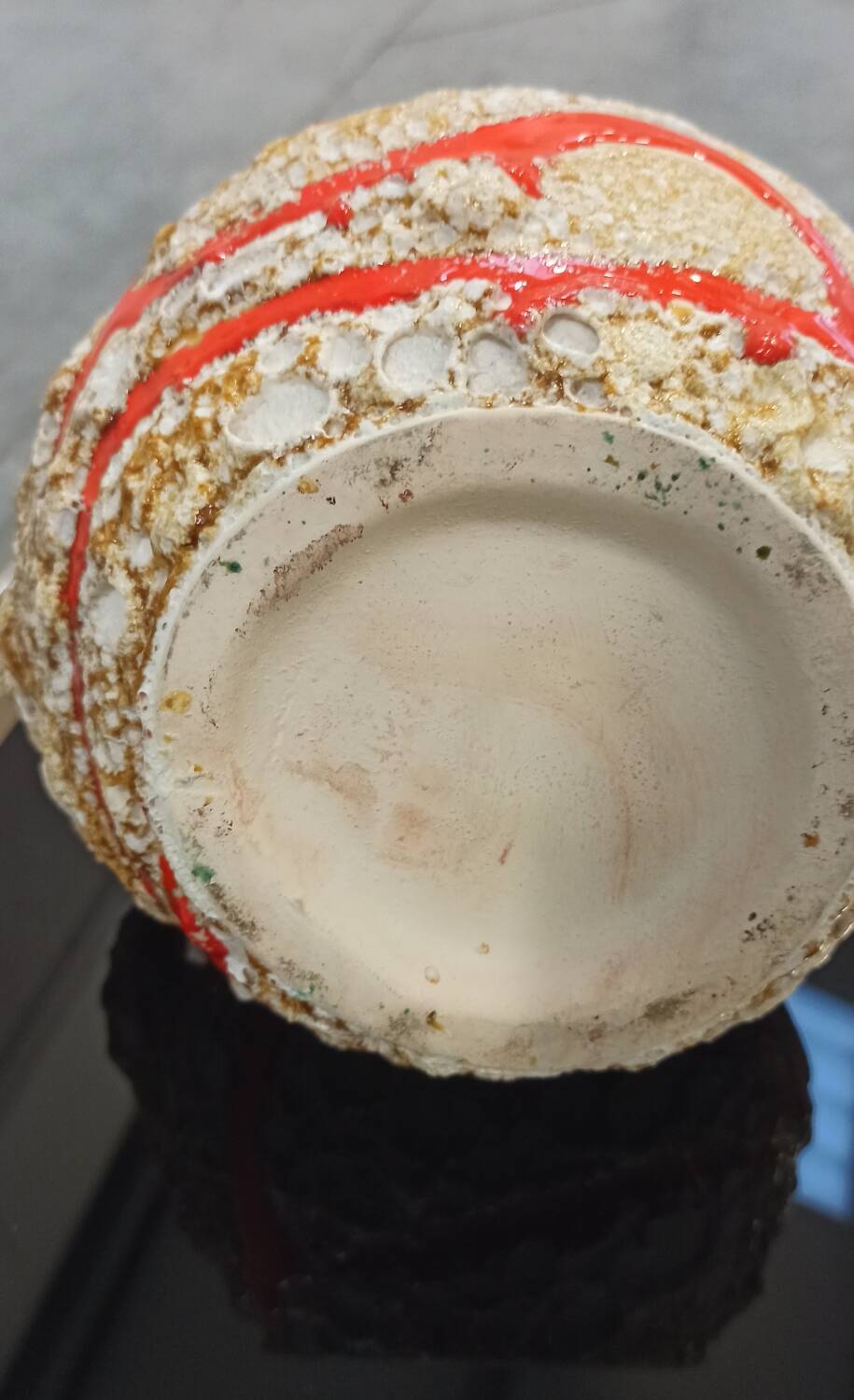 Ceramic vase from Vallauris, 70's