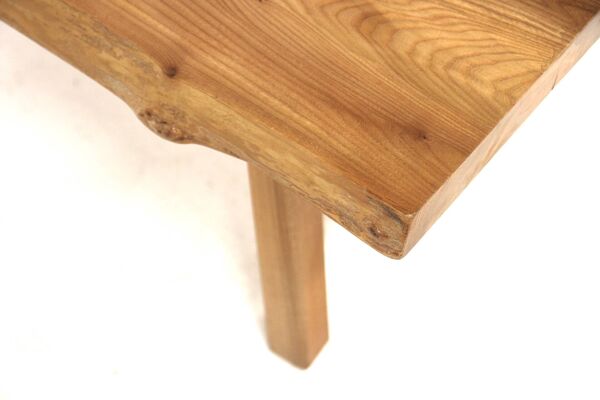 Table basse scandinave en orme, Suède, 1970