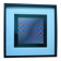 Idée Cadeau Noël : Sérigraphie Vasarely "Octogone" Encadrée (40x40cm)