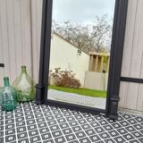 Beveled trumeau mirror