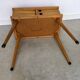 Vintage worker tapered feet with 4 swivel drawers - 1960