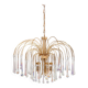 Italian Cascata chandelier with Murano drops, 1970s