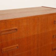 Vintage Danish chest of drawers | Teak | 6 drawers | 101 cm