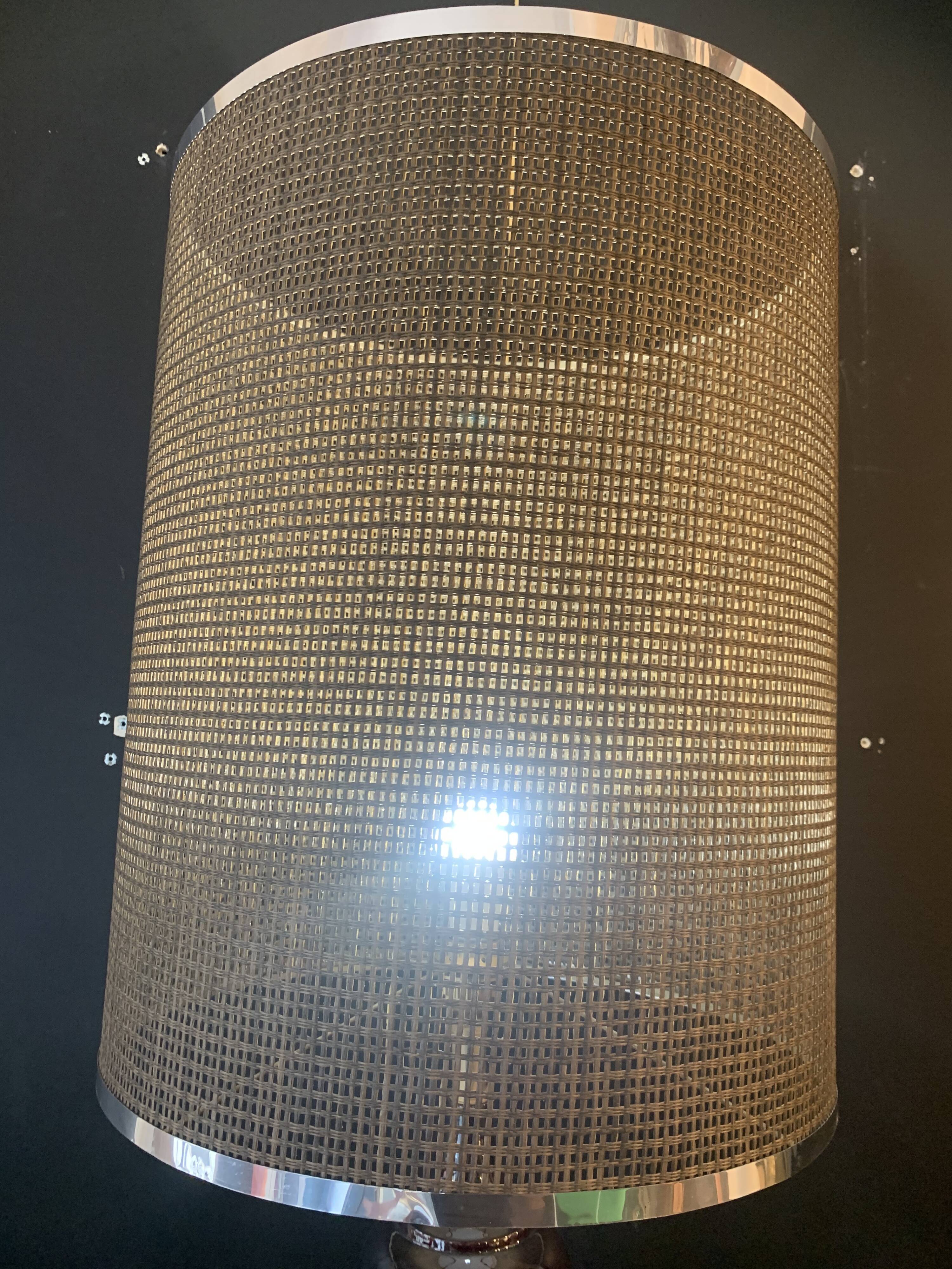 Spectacular glass laying lamp, Italy around 1960
