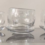 Set of 6 vintage "wobble" glasses (boat special)