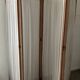Vintage weathered wooden screen