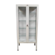 Vintage ManuBelge Medical Cabinet | Industrial Glass Display