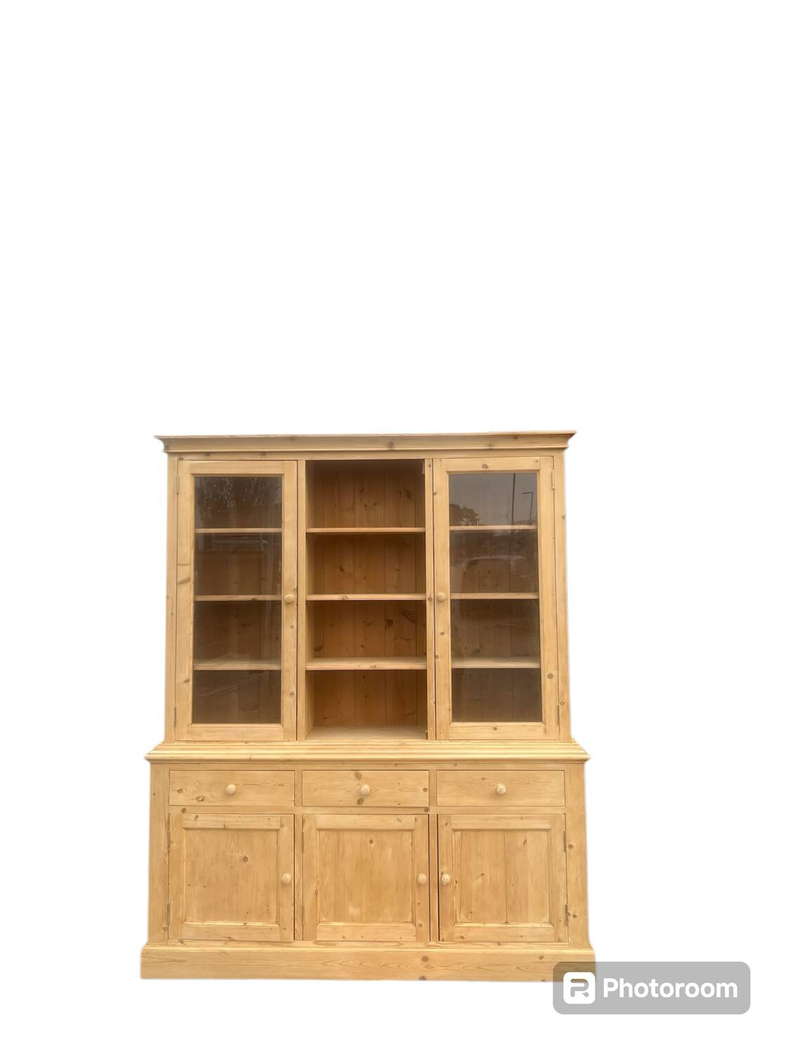 Renovated 2-part sideboard - solid wood dresser