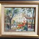 Oil on canvas: Place du mound