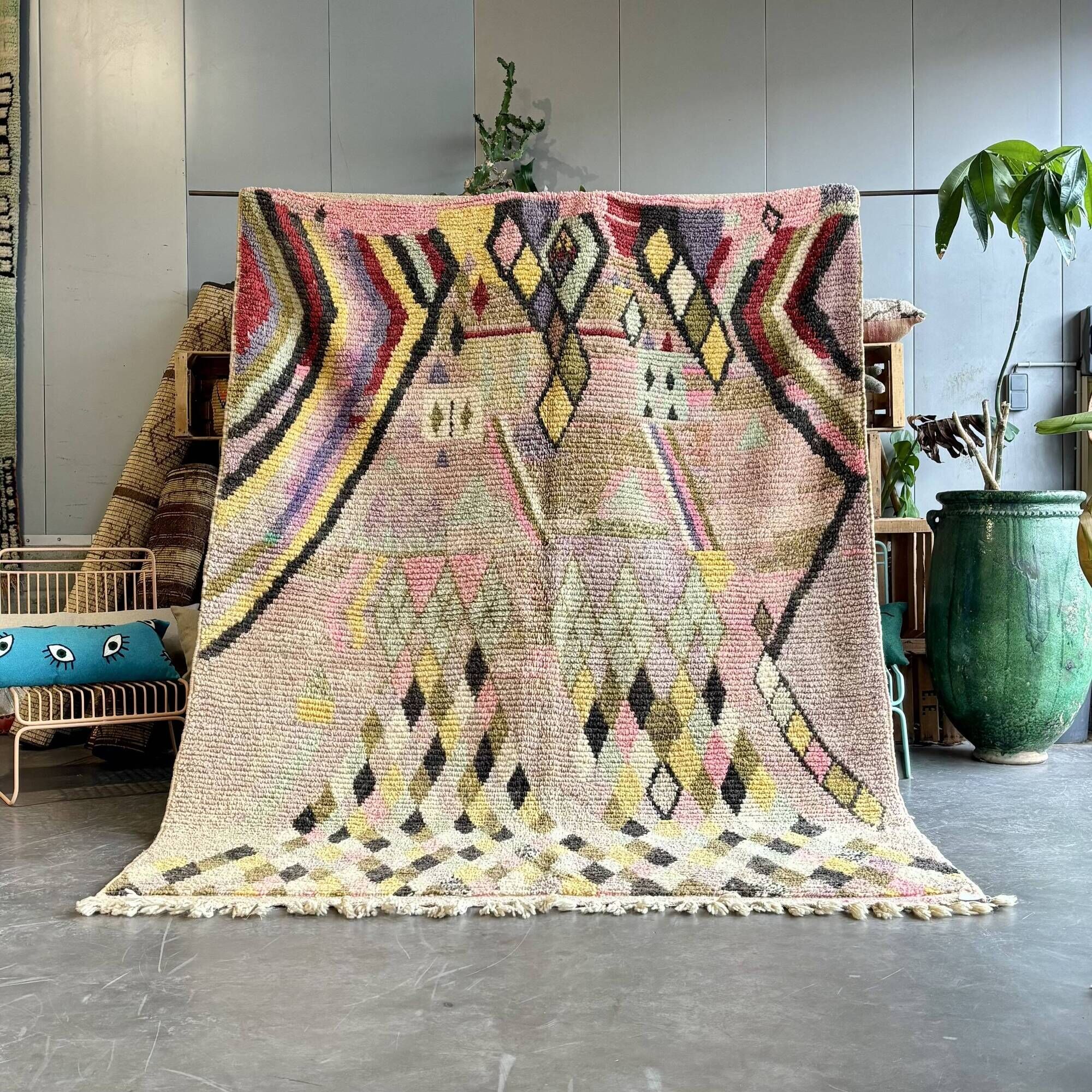 Large new Boujad Togo Berber rug 215x300 cm