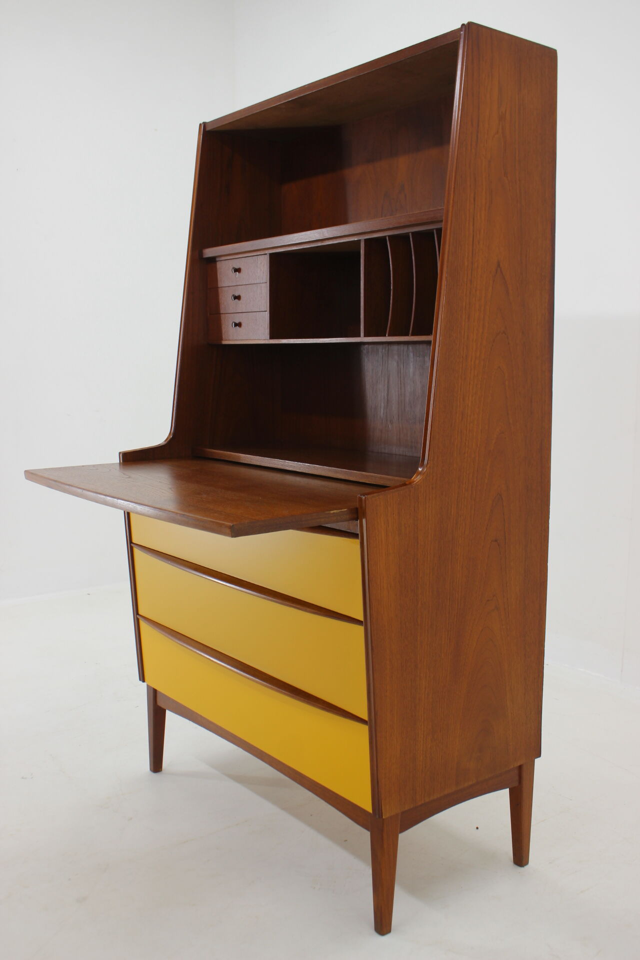 Danish teak writing cabinet 1960