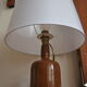 Lampe bouteille grès vintage