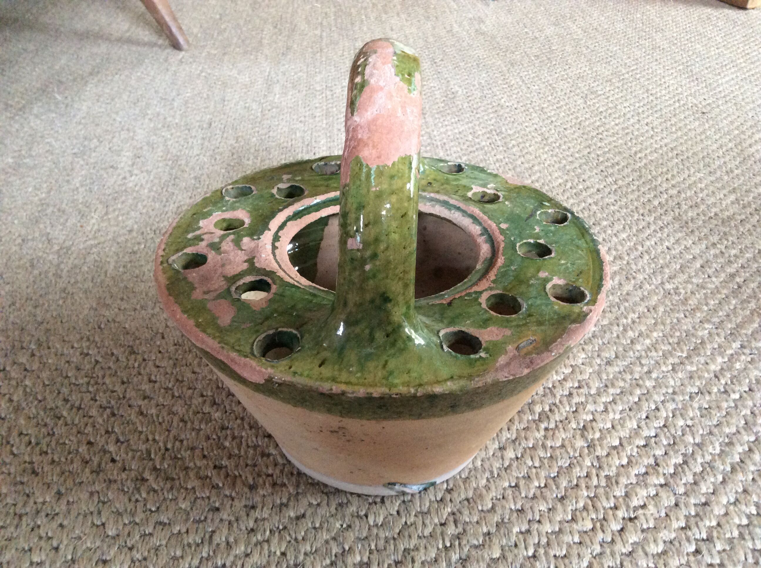 Terracotta vase