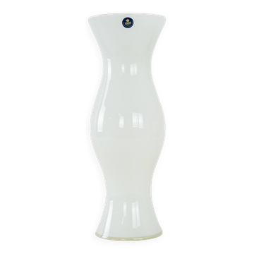 Vase en verre, design danois, années 1970, fabricant : Royal Copenhagen, designer :