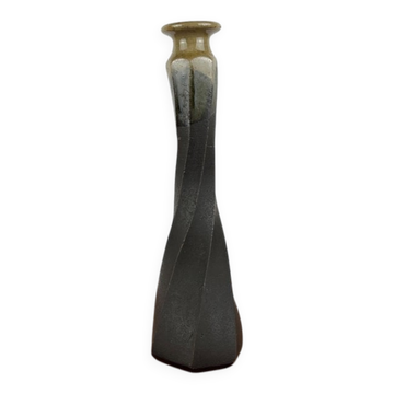 Japanese pottery vase from a mid-century Mashiko workshop, 1960s.