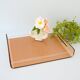 Large plexiglass serving tray, vintage 1970s design