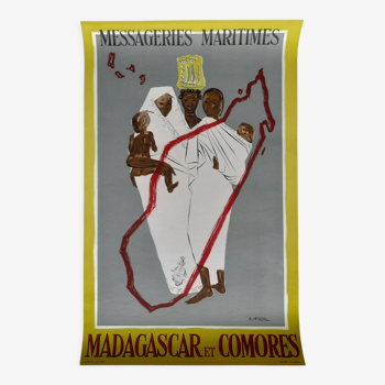 Madagascar tourist poster