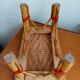 Rests rattan feet